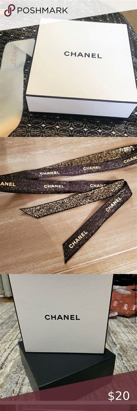 chanel box ribbon|chanel ribbon earrings.